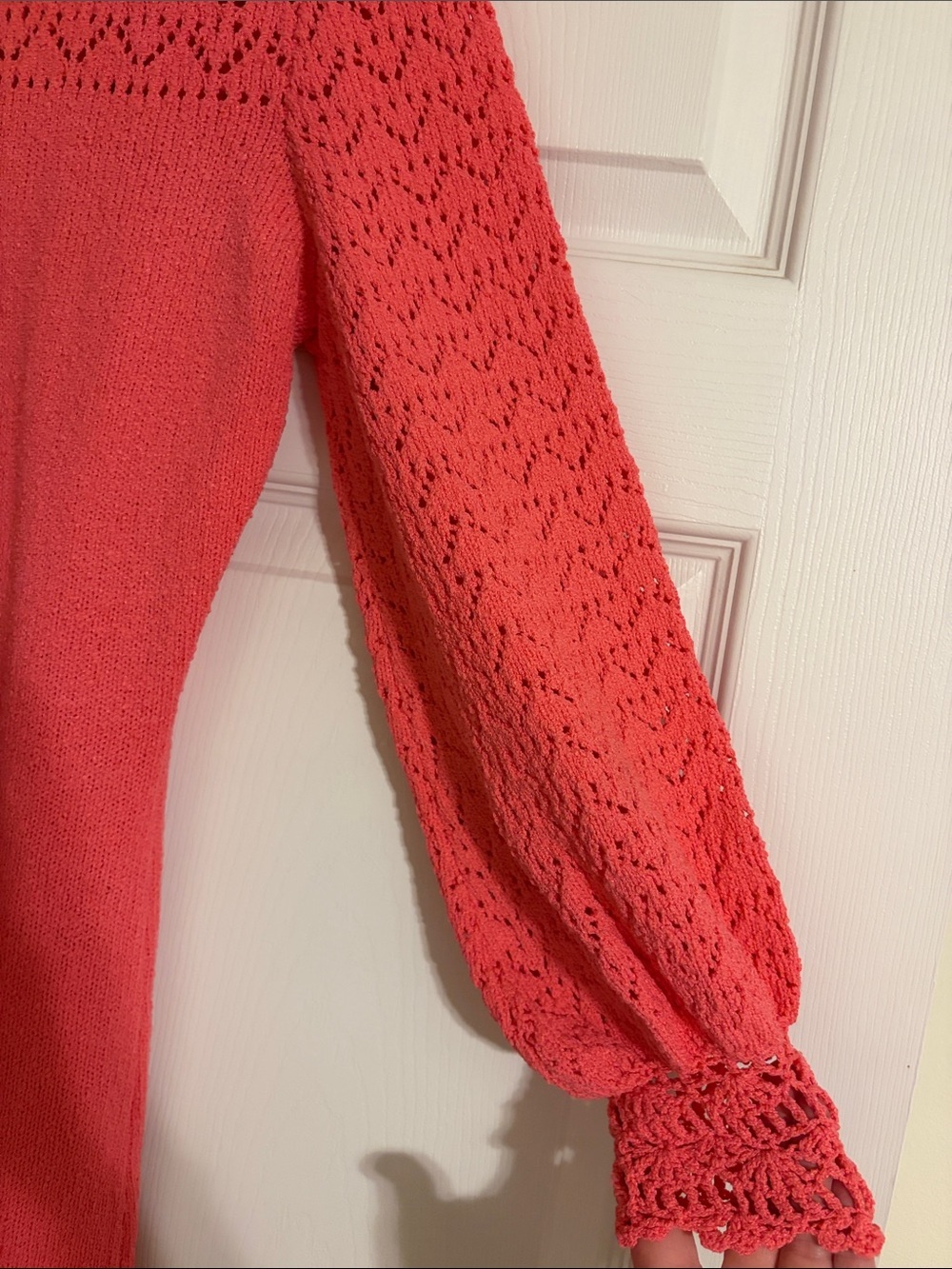 Vintage Picardo Knits Pointelle Maxi Dress - Size Medium - Picture 6 of 8